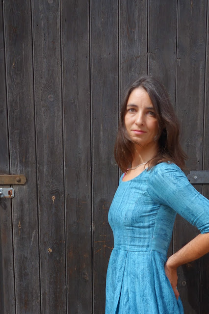 Elisalex in Nani Iro double guaze herringbone as it seams