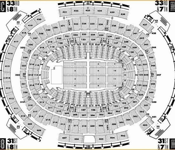 Square Garden Seating Chart Grammys