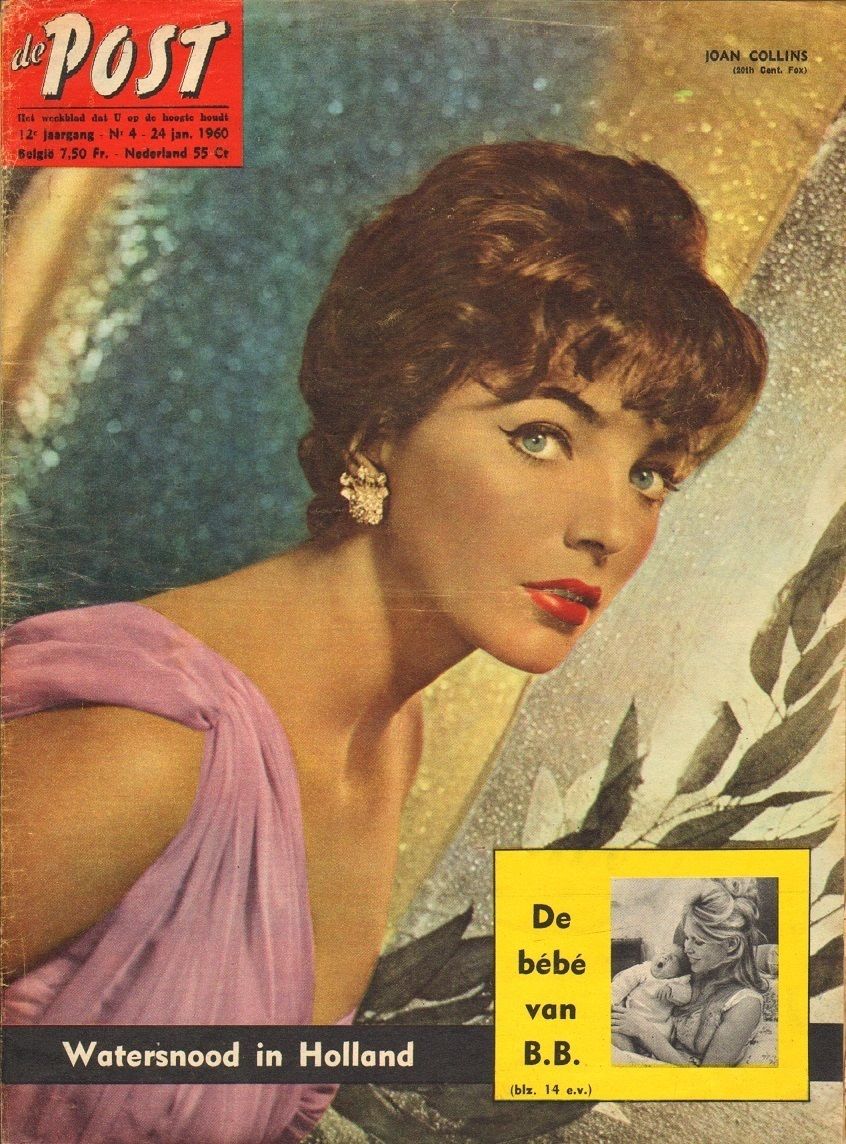 Legendary Dame On The Cover De Post January 1960