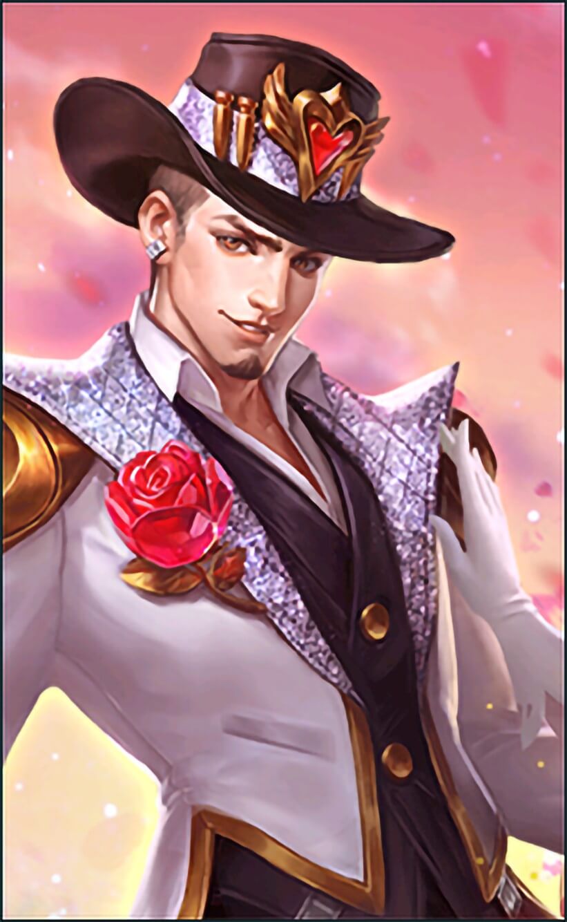 Wallpaper Clint Gun and Roses Skin Mobile Legends HD for Mobile