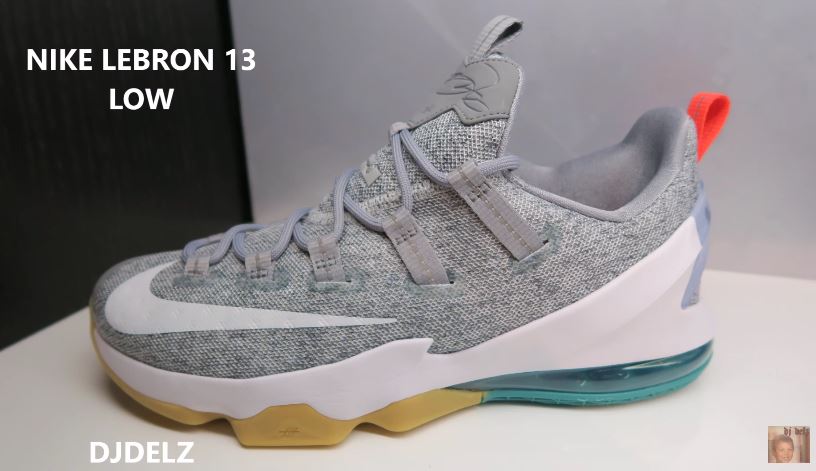 THE SNEAKER ADDICT: Nike Lebron 13 Low Grey/Gum Bottom Sneaker ...