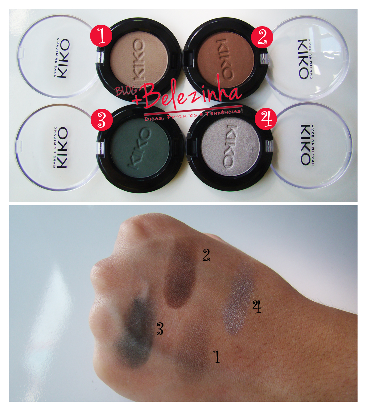 Mais Belezinha Sombras Kiko Milano