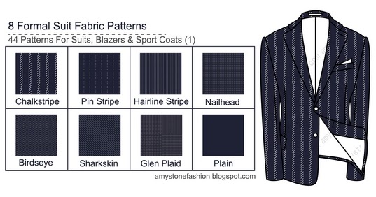 8 Formal Suit Fabric Patterns