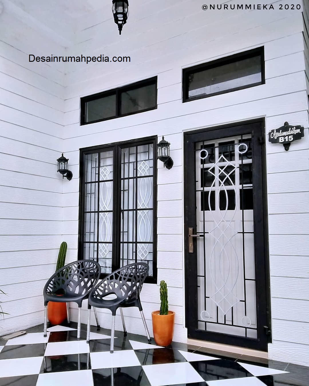 6 Inspirasi Model Teras Rumah Masa Kini Terdapat Jendela yang Cantik