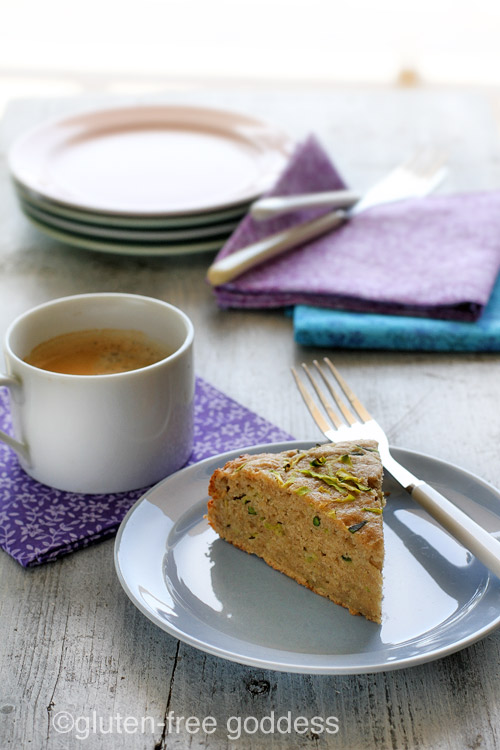 A Slice of Karina's Gluten-Free Zucchini Quinoa Breakfast Cake
