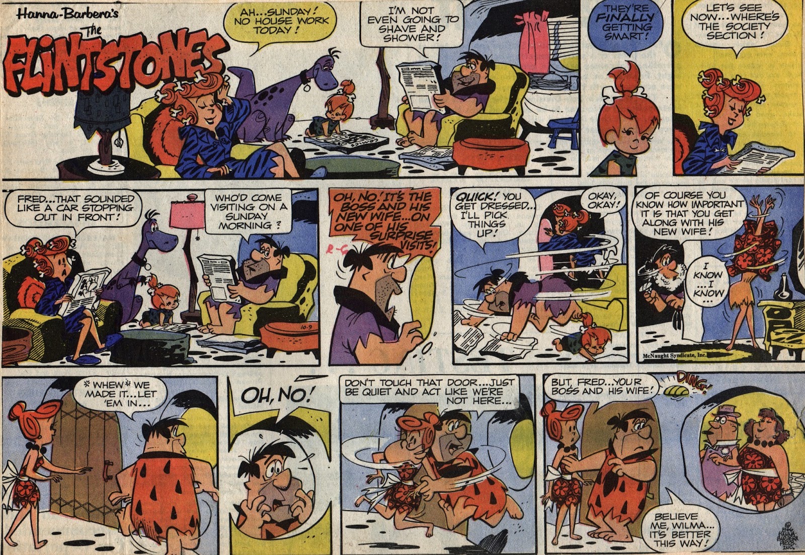 Yowp: Flintstones Weekend Comics, October 1966