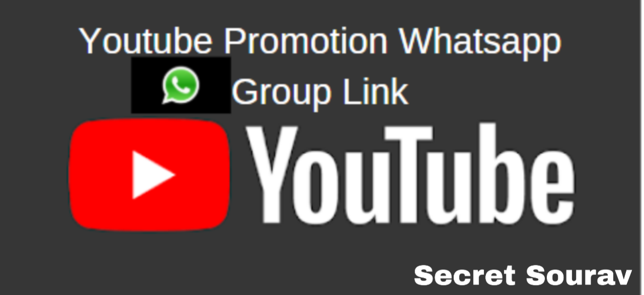 Promote whatsapp group link New YouTube And Blog Promotion group Link.