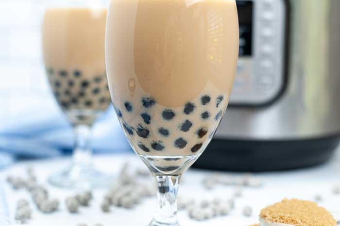 Instant Pot Boba Milk Tea - Kawaling Pinoy