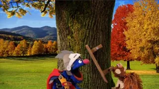 Super Grover 2.0 The Acorn, Super Grover helps a squirrel. Sesame Street Episode 4416 Baby Bear's New Sitter season 44