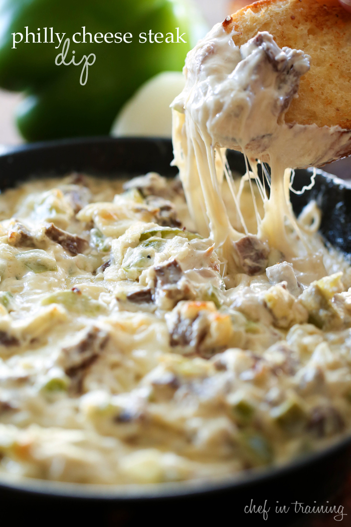 Philly Cheese Steak Dip Sweetfoodiest