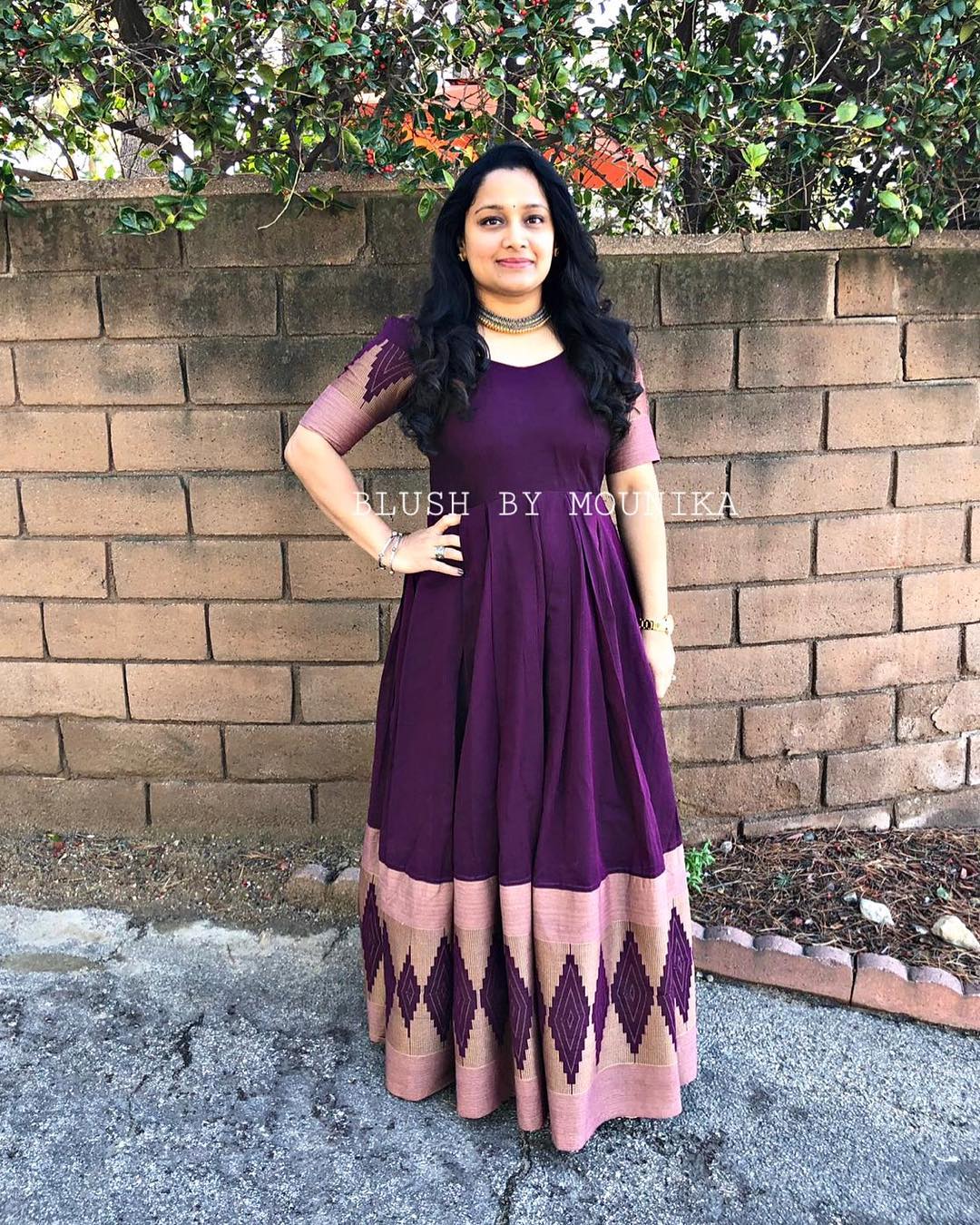 Memorable Party Outfits Designed From Old Sarees – Lavender, The Boutique