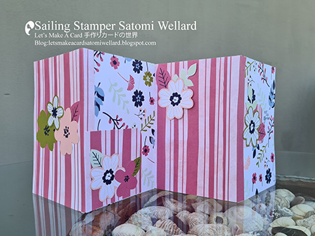 One sheet wonder mini album 動画12インチを無駄なく使い切りミニアルバム by Sailing Stamper Satomi Wellard