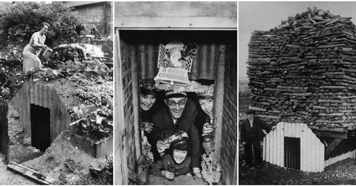 Backyard Bunkers of the Blitz Pictures of How London Families Lived in