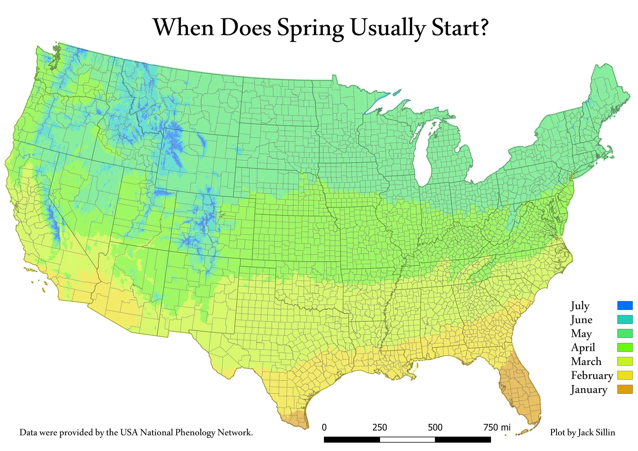 Spring in the United States