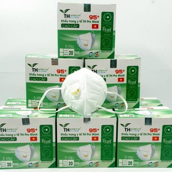 [HỘP] KHẨU TRANG Y TẾ N95 TH PRO MASK 5 LỚP CÓ VAN