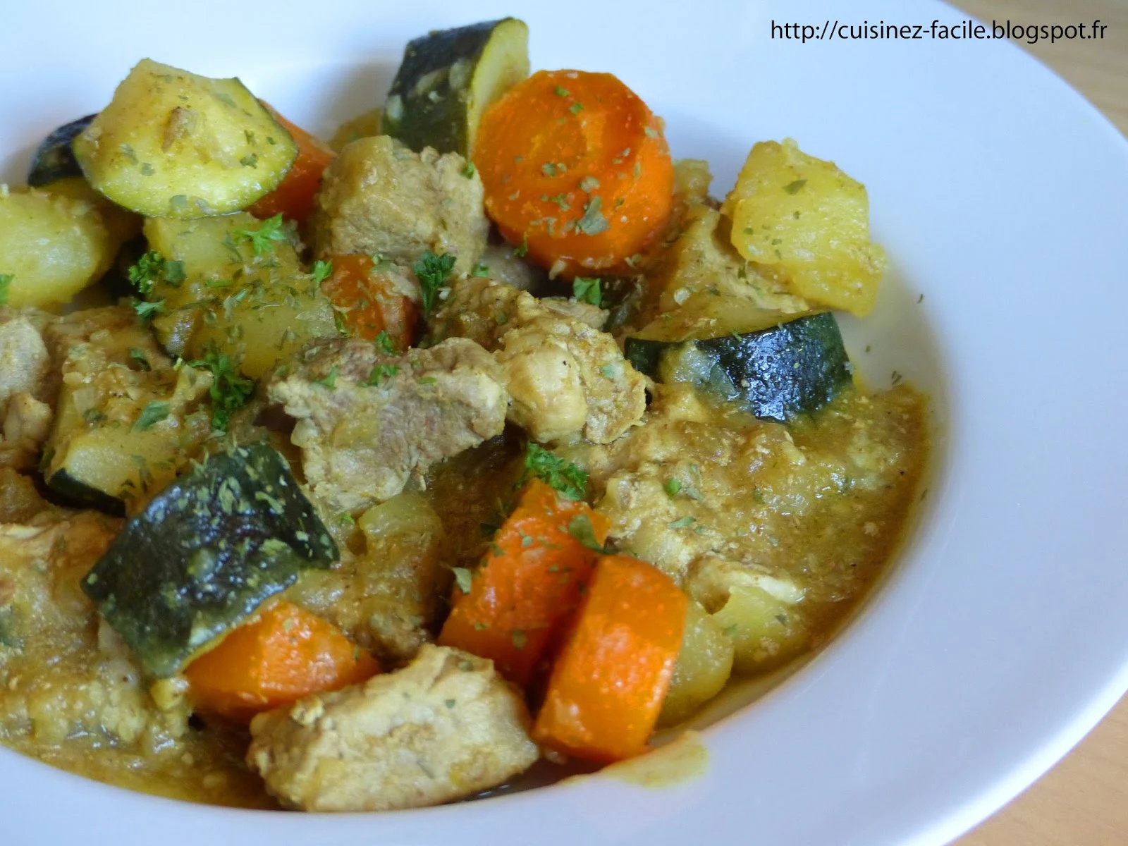 Cuisinez facile - Easy cooking: Colombo de Porc - Pork Colombo
