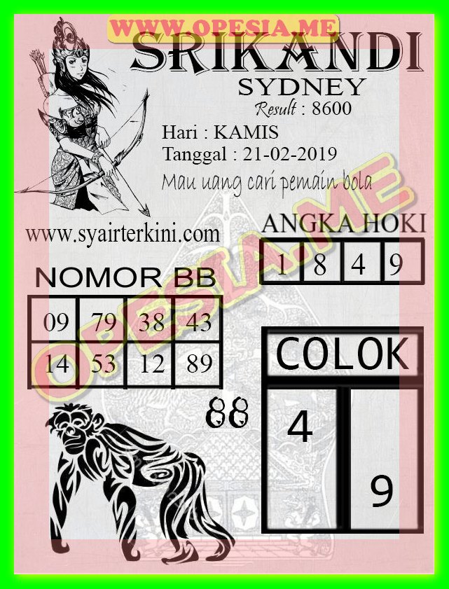 Kode FORUM SYAIR SD 21 Februari 2019 - Motesia