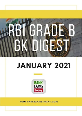 RBI Grade B GK Digest: January 2021
