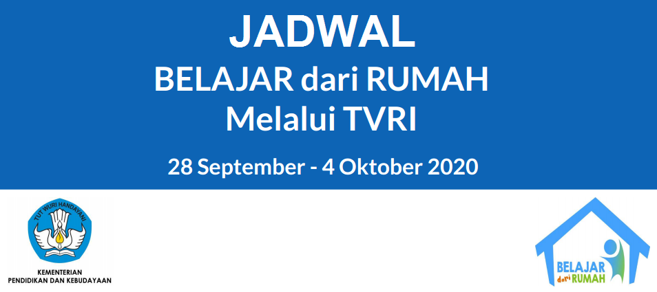 Jadwal, dan Pertanyaan BDR di TVRI Tanggal 28 29 30 September dan 01 02 Oktober 2020
