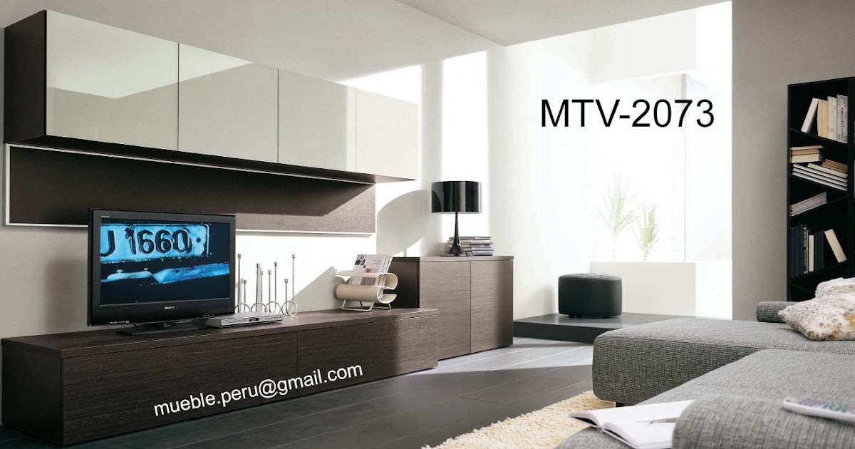 MUEBLE PERÚ - MUEBLES DE SALA: CENTROS DE ENTRETENIMIENTO MODERNOS
