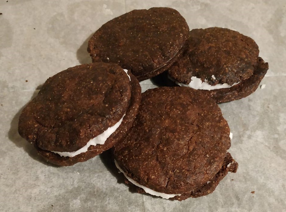 Gluten Free Vegan Oreos or Chocolate Sandwich Cookies Recipe Easy