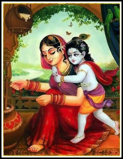 krishna and yasoda image