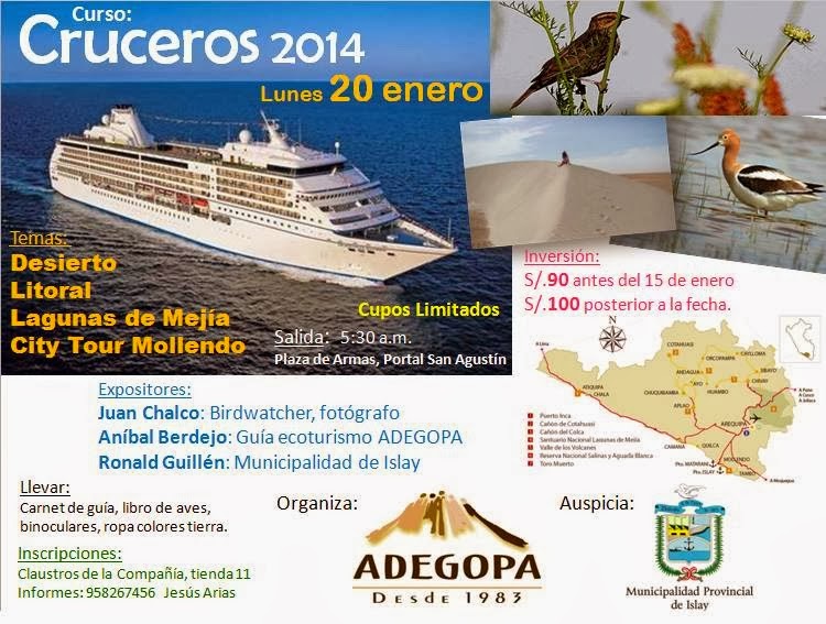 ACTIVIDADES  ADEGOPA ENERO 2014