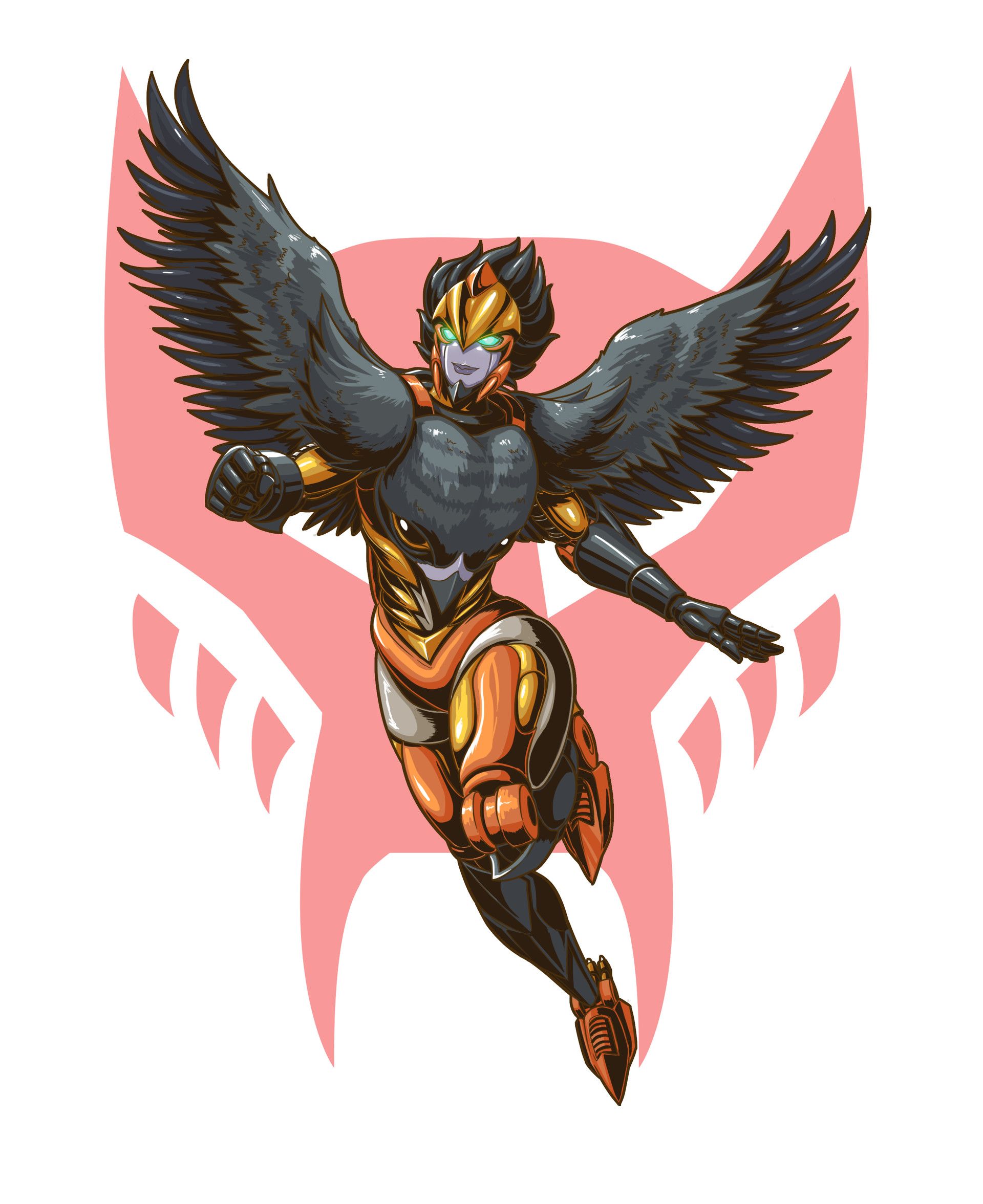 She's Fantastic Transformers AIRAZOR!