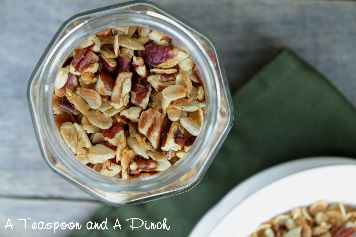 A Teaspoon and A Pinch Coconut Pecan Granola