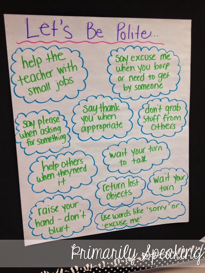 Let's Be Polite! Primarily Speaking