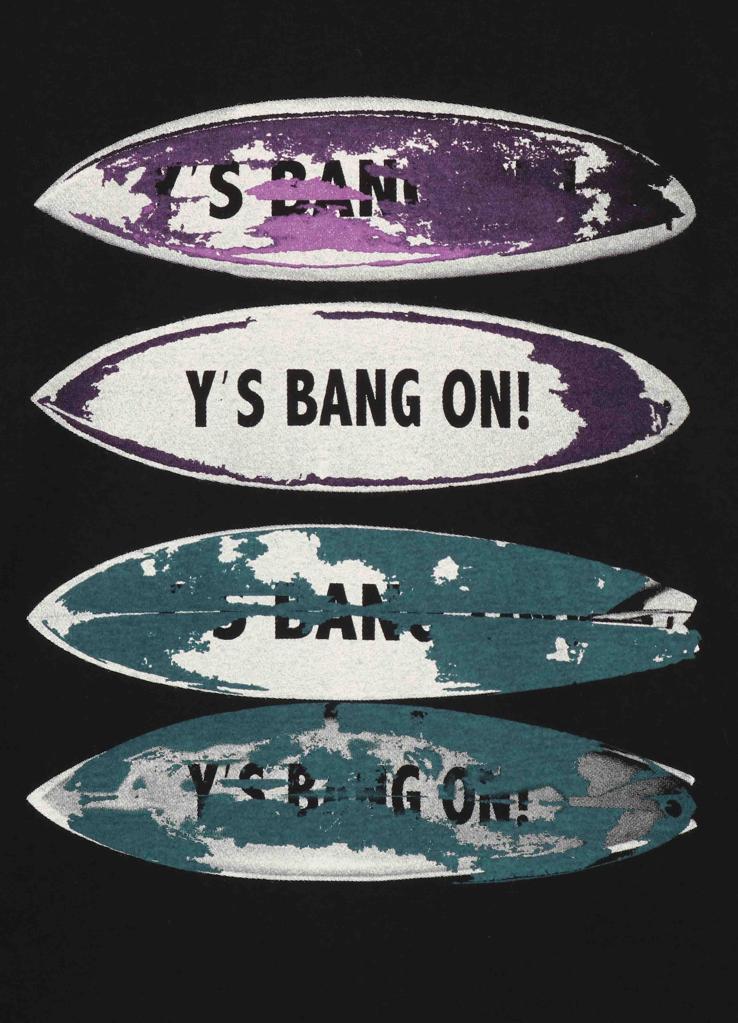 Y's BANG ON! SURF BOAD T-Shirt YK-T98-052-1-02 US＄122