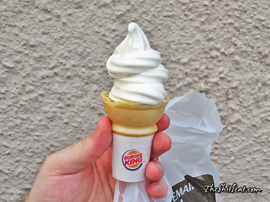 Burger King Soft Serve Ice Cream Burger Poster