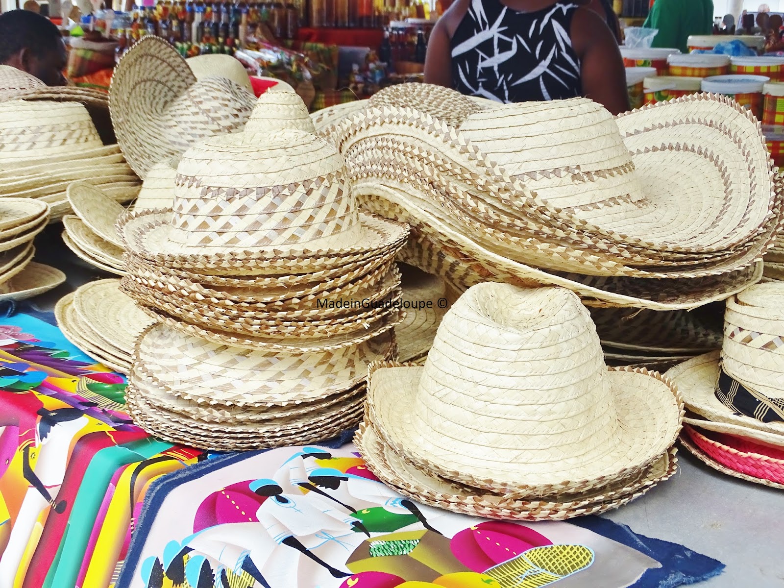 chapeaux marche aux epices de pointe a pitre 