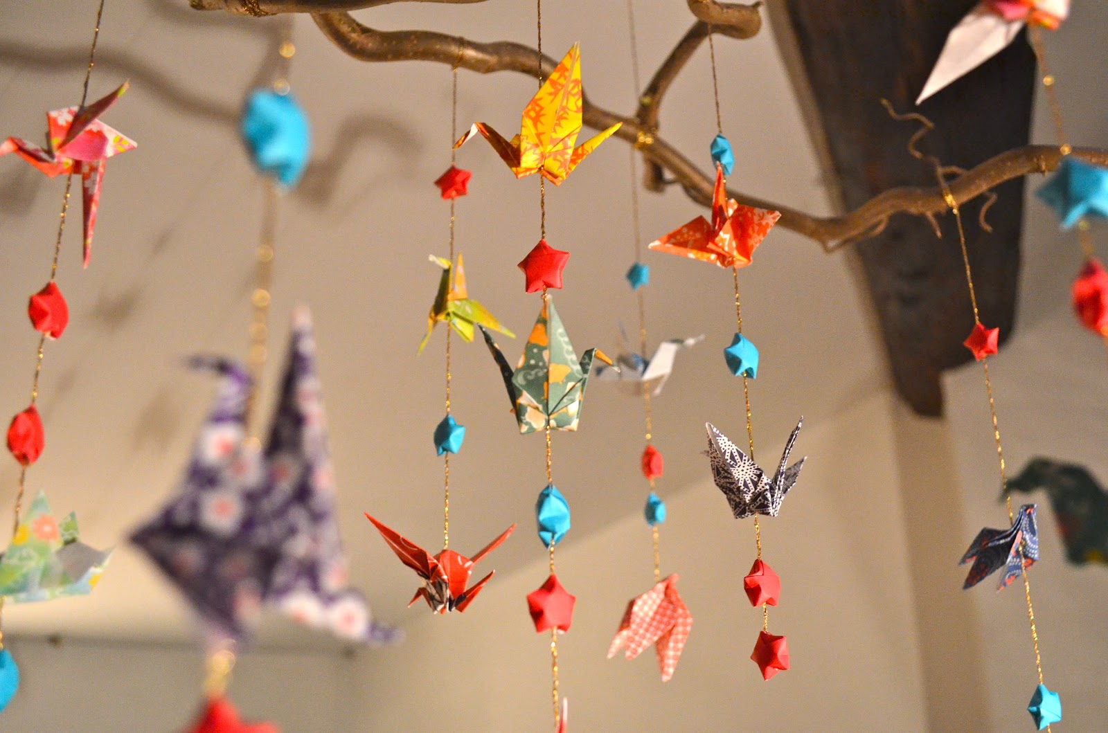 Maurine's blog Mobile en origami {DIY}
