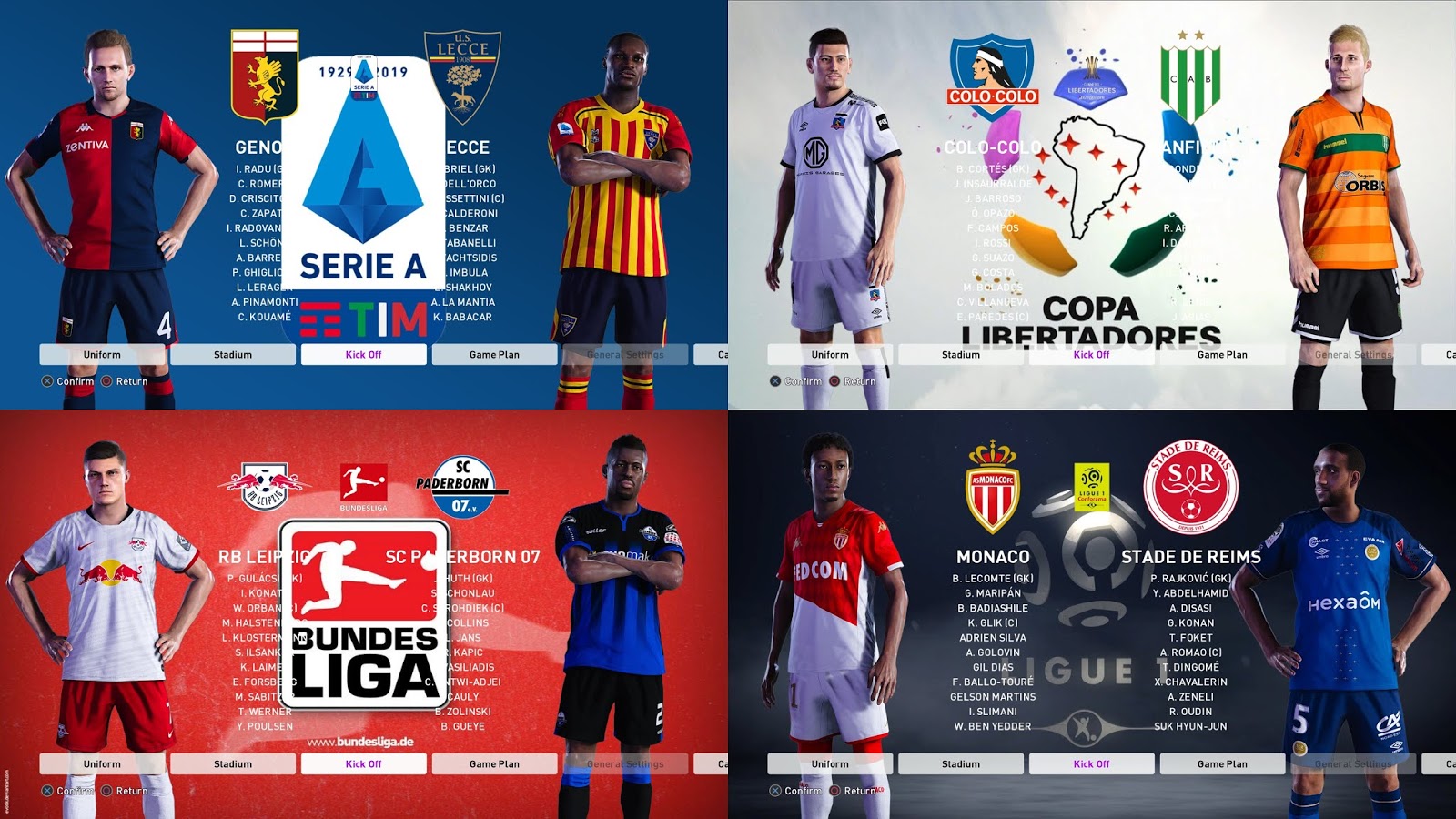 PES 2020 European Cups Mod For PC