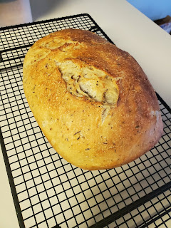Deep Covered Baker No-Knead Bread by Musings of a Museum Fanatic #recipe #cooking