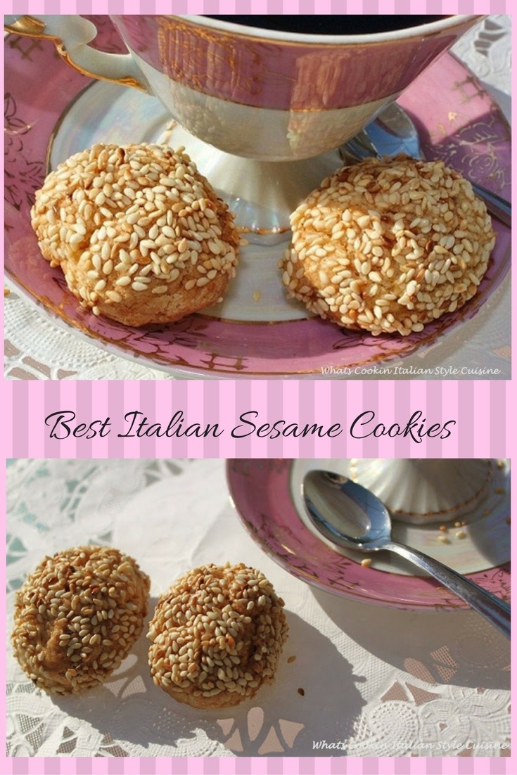 Best Italian Sesame Seed Cookies What's Cookin' Italian Style Cuisine