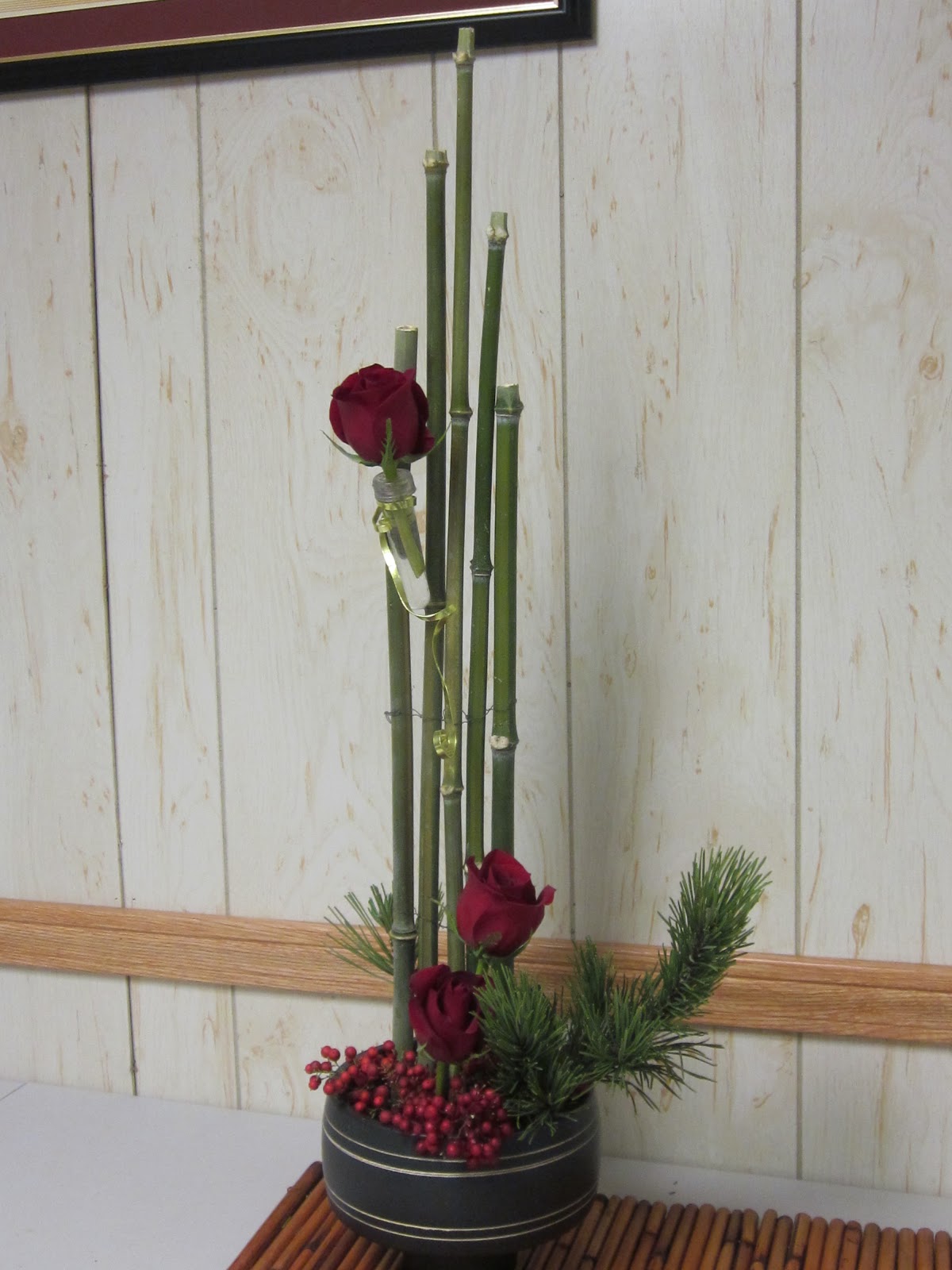 Orchids and Ikebana New Year Arrangements