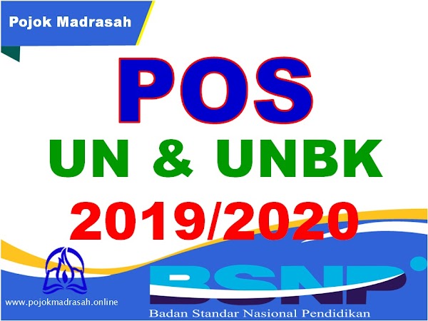 Download POS UN dan UNBK Tingkat SMP/MTs, SMA/MA dan SMK/MAK Tahun 2019-2020