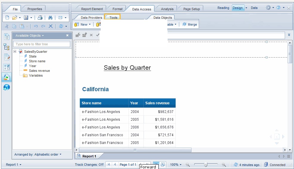 Business Intelligence with SAP Business Objects: Webi 4 - Changing the ...