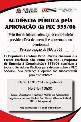 AUDIÊNCIA PÚBLICA DA PEC 555 EM SÃO PAULO