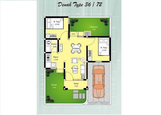 Rumah Type 36 2 Kamar