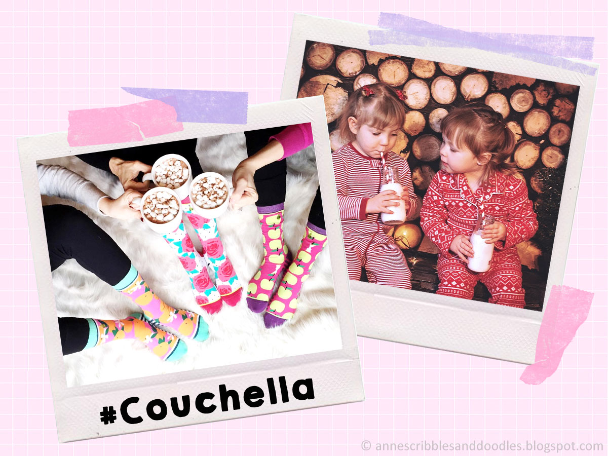 5 Hashtags for Your Next Bestie Photo: #Couchella | Anne's Scribbles and Doodles