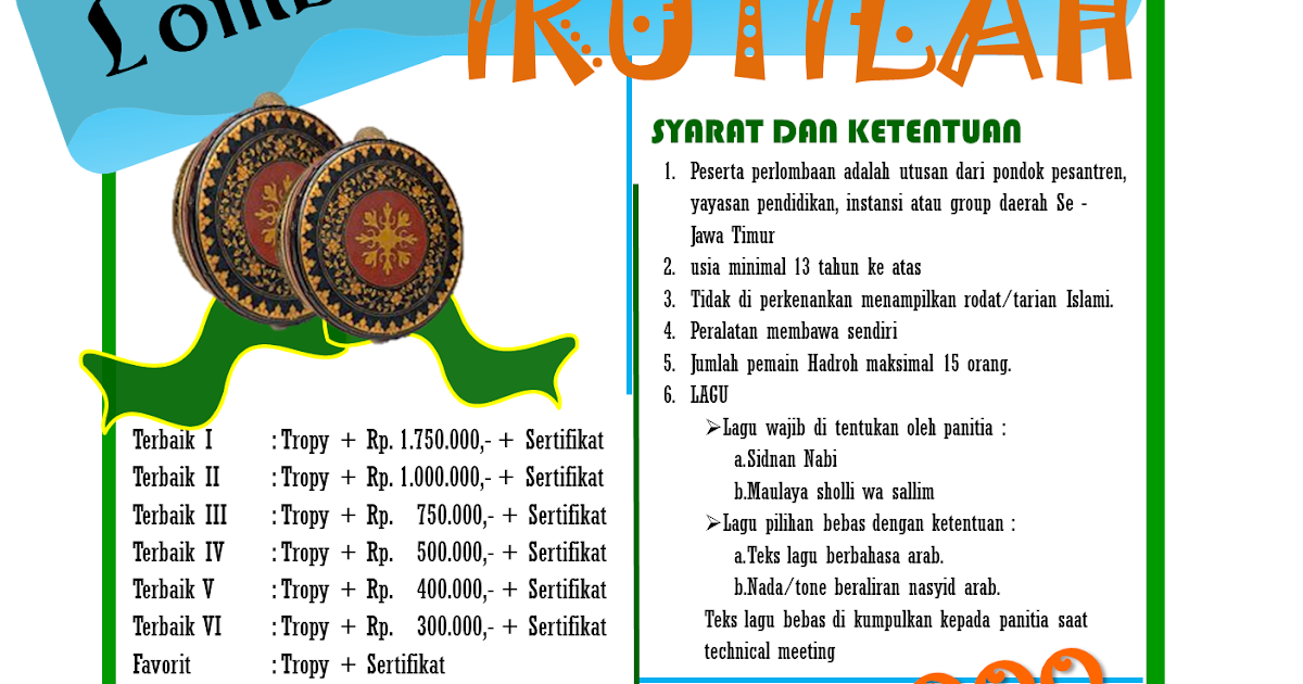 Kompetisi Hadroh Al Banjari Se Jawa Timur