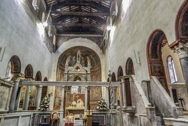 Altar-mor da Igreja de Santa Maria in Cosmedin, em Roma