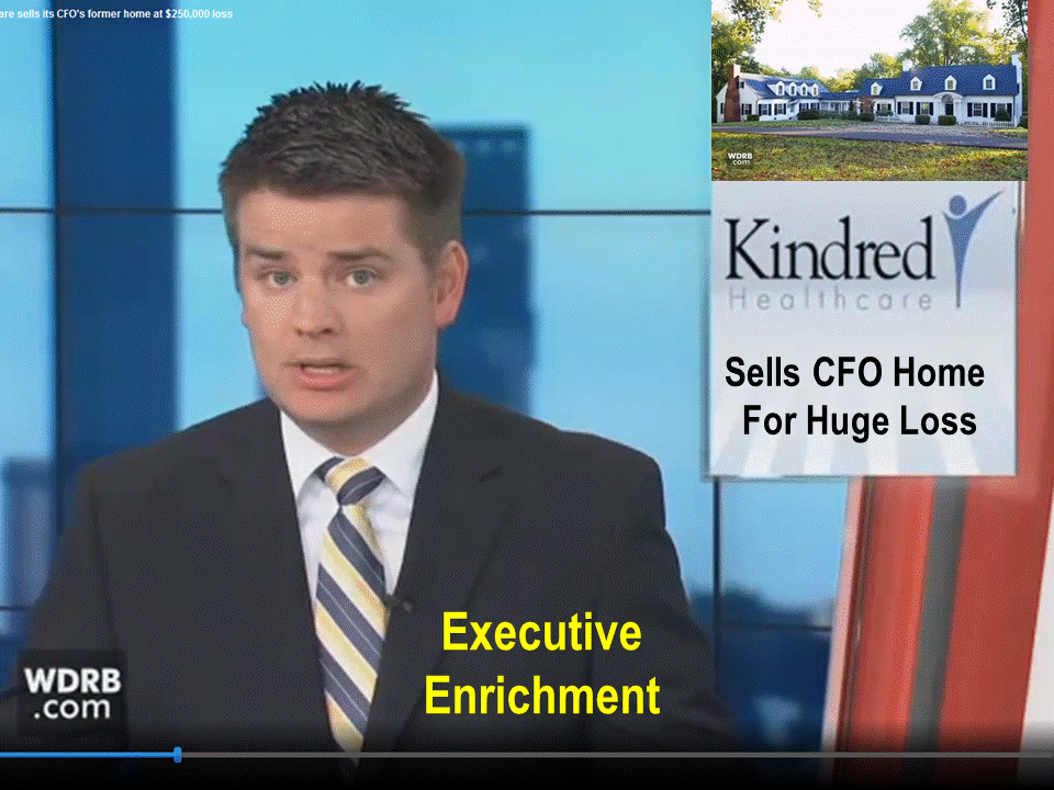 Generic Hospice Kindred Sells CFO Farber Home for Huge Loss