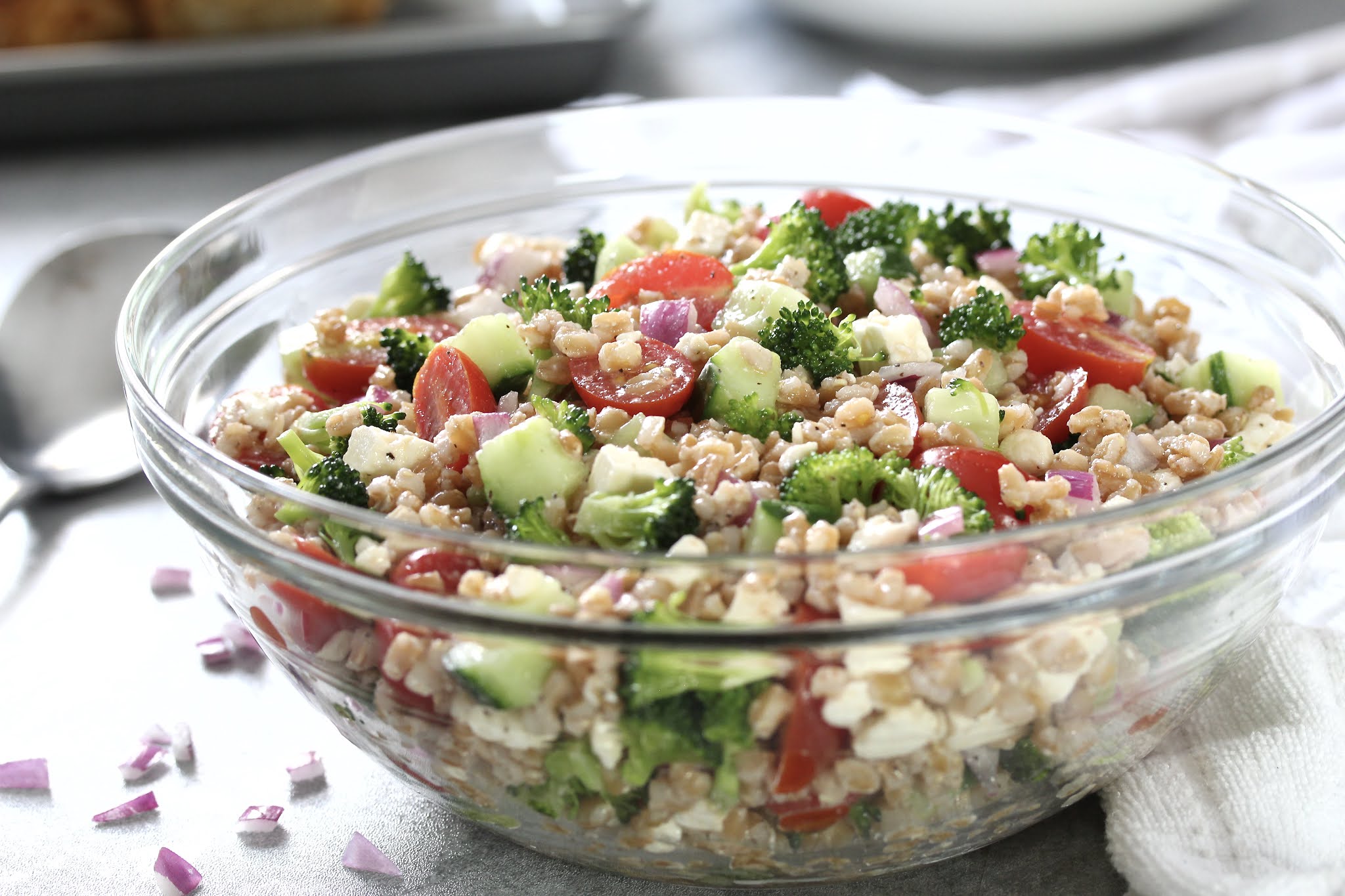 FARRO SALAD WITH RED WINE VINAIGRETTE In Good Flavor Great Recipes