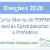 Carta Aberta do FEIPAR aos/às Candidatos/as a Prefeito/a