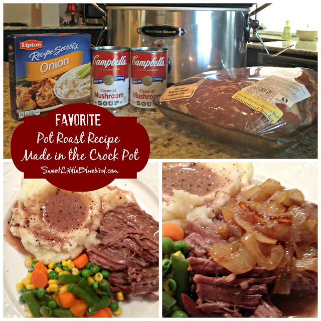Favorite Pot Roast Recipe (Made in the Crock Pot)
