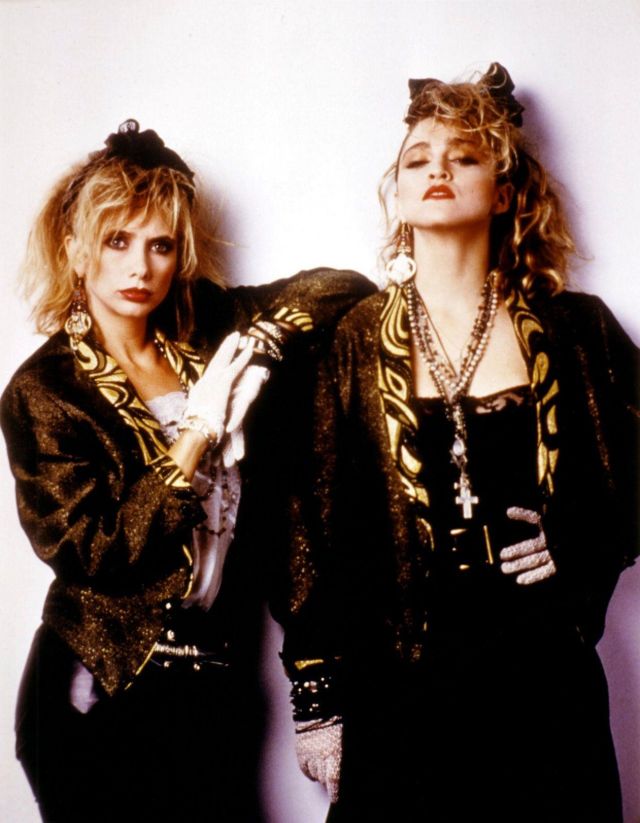 Beautiful Photos of Rosanna Arquette and Madonna During Filming ...